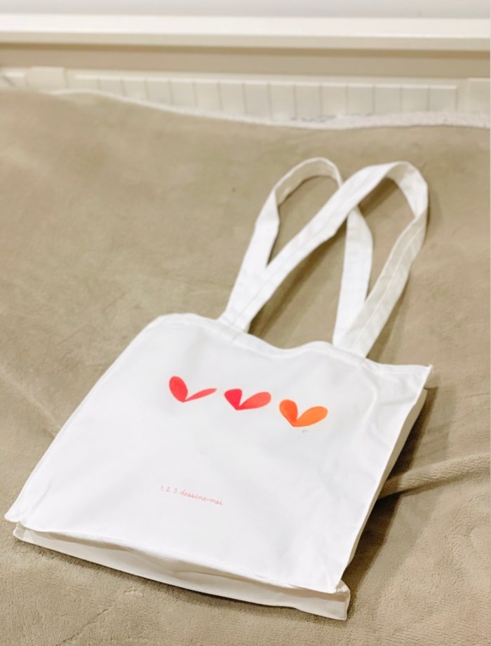 Tote bag 3 cœurs – Image 4