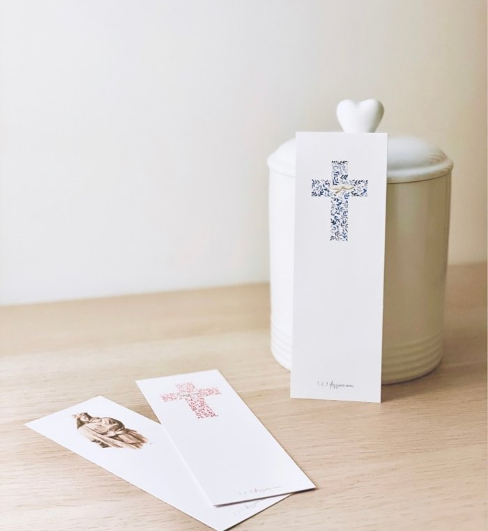 Signet sacrements croix bleue – Image 1