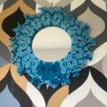 Couronne asymétrique bicolore miroir