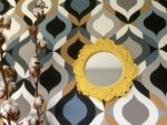 Couronne Macrame mandala avec miroir