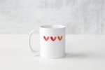 Mug 3 cœurs