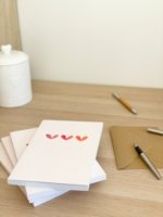 Carnet rosé aux 3 cœurs – Image 4