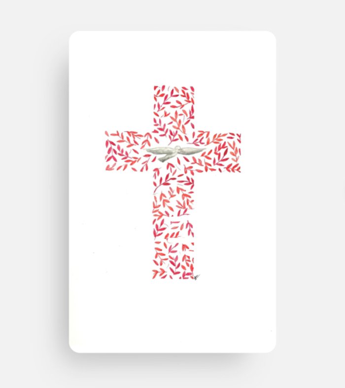 Croix rouge-rose – Image 1