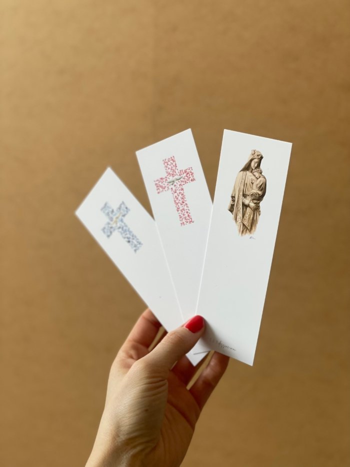 Signet sacrements croix bleue – Image 2