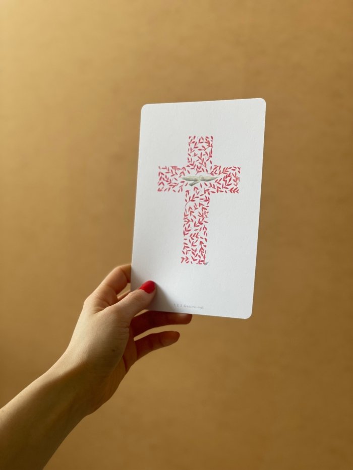 Croix rouge-rose – Image 5