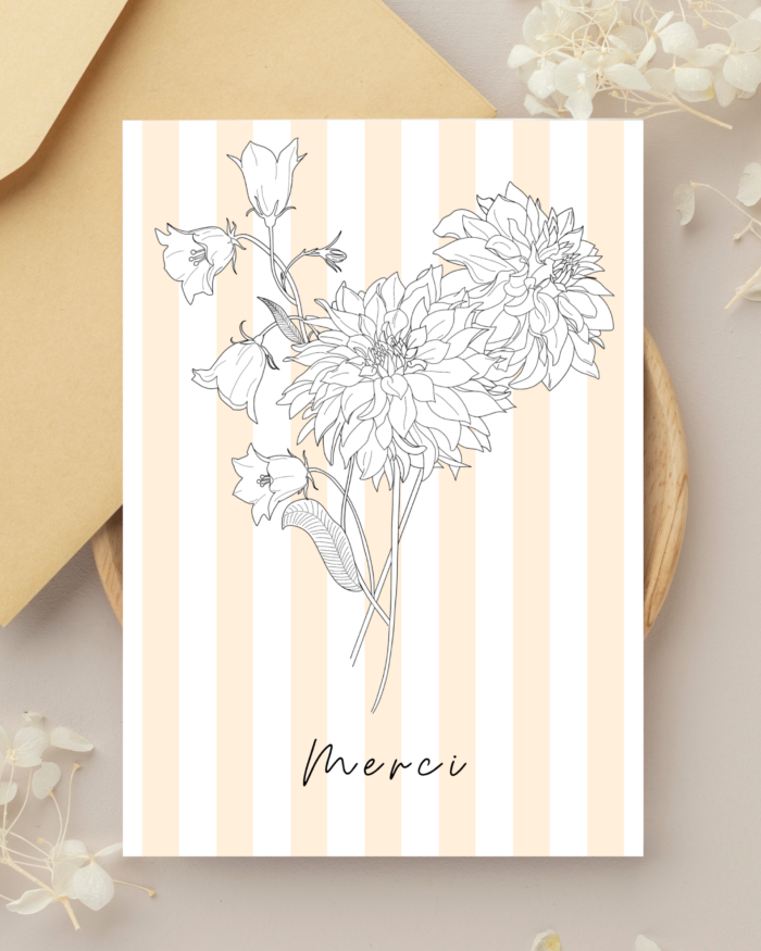 Remerciements - Beige – Image 1