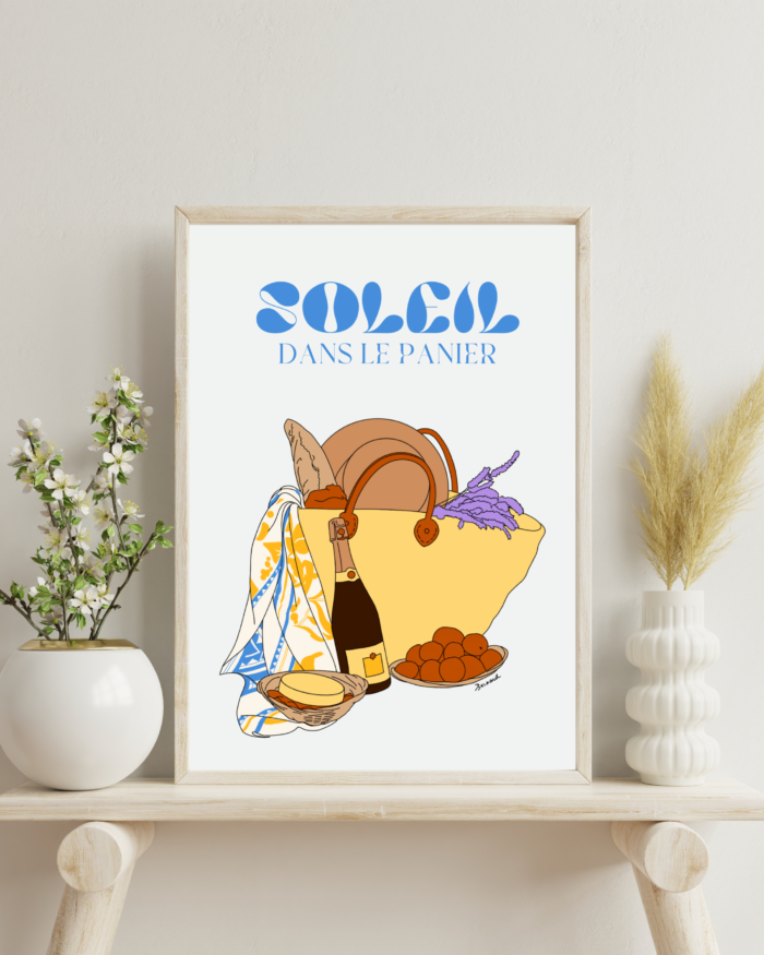 Soleil dans le panier - A3 – Image 1