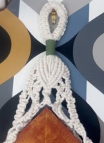 Miroir mordoré attache macrame – Image 2