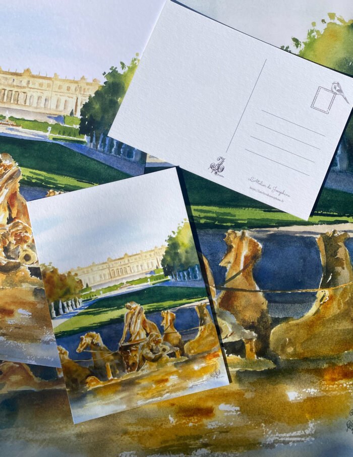 Carte postale Bassin d'Apollon – Image 1