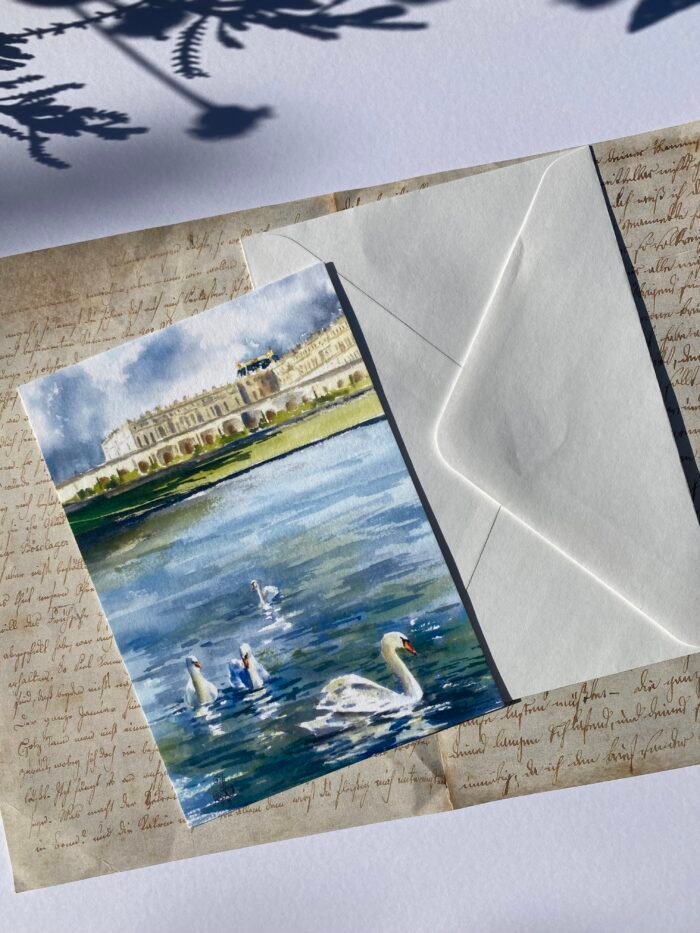 Carte postale Pièce d'eau des Suisses – Image 1