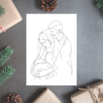 Sainte Famille Enceinte - Blanche